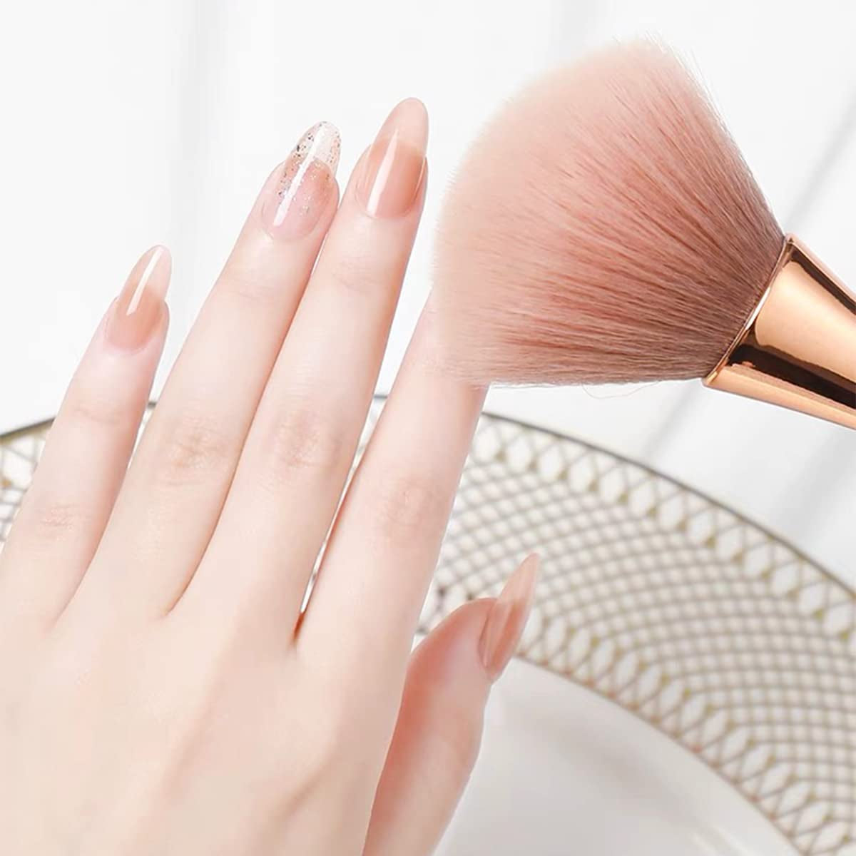 Soft Bristle Nail Dust Cleaning Brush