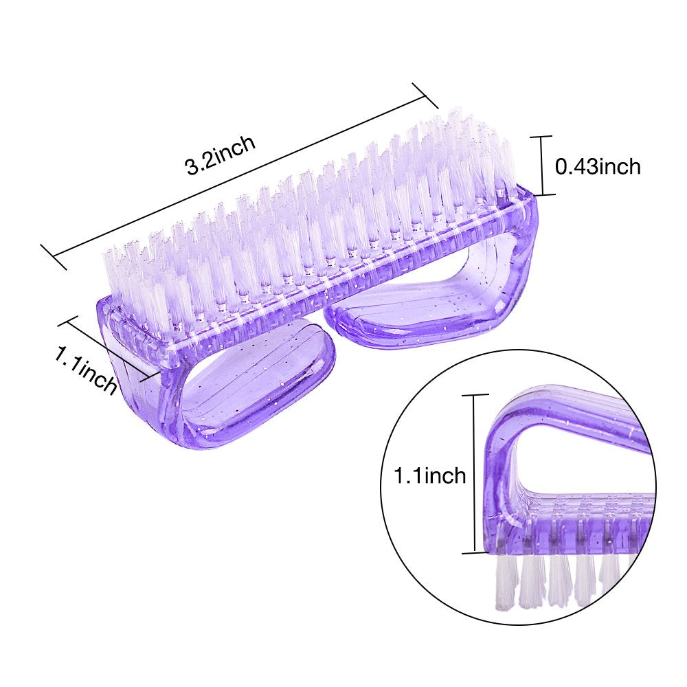 4-Pack Grip Nail Cleaning Brush