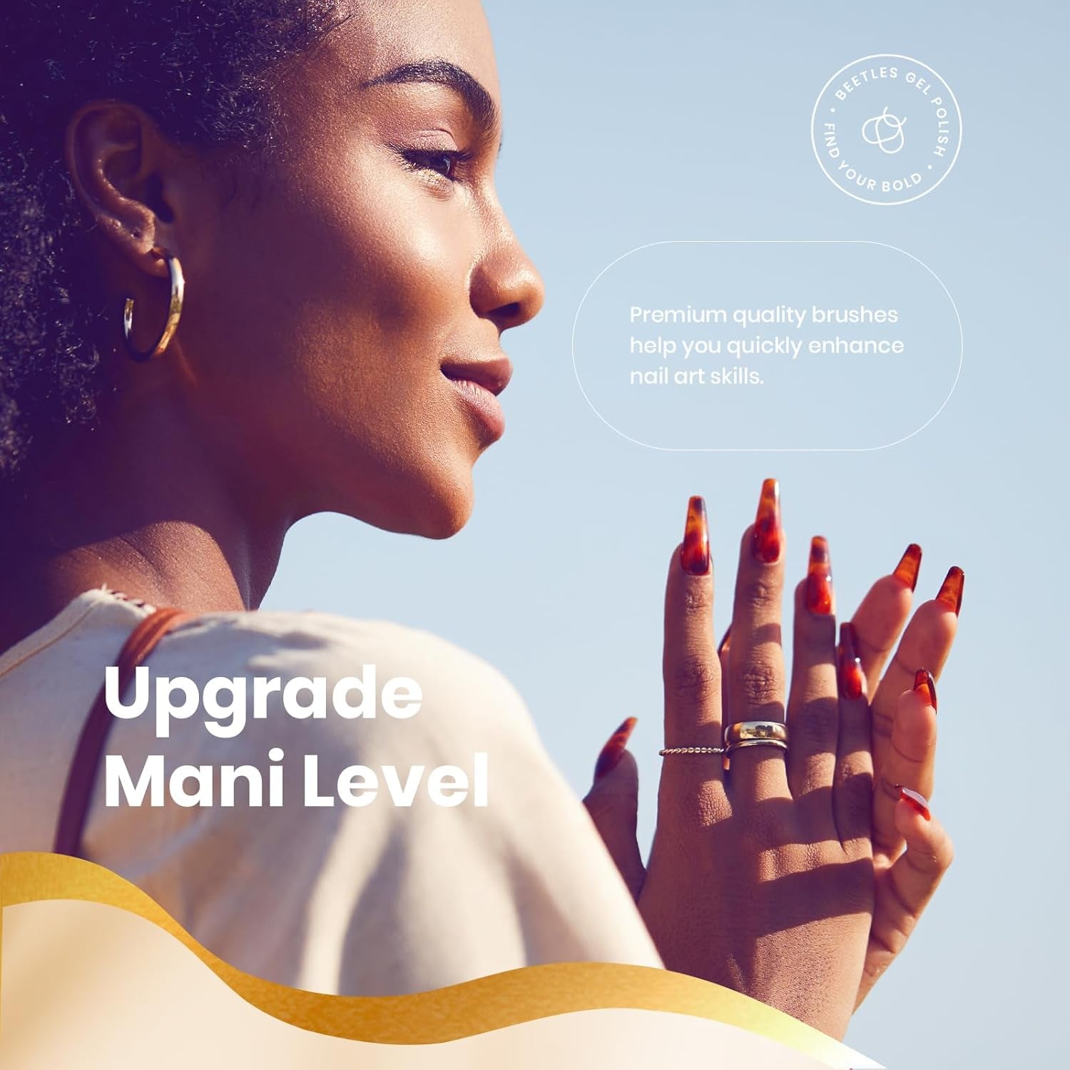 6-Piece Nail Art & Detail Brush Set