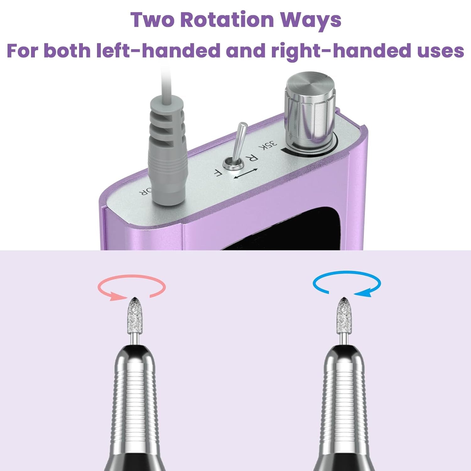 Professional 35,000 RPM Rechargeable Nail Drill