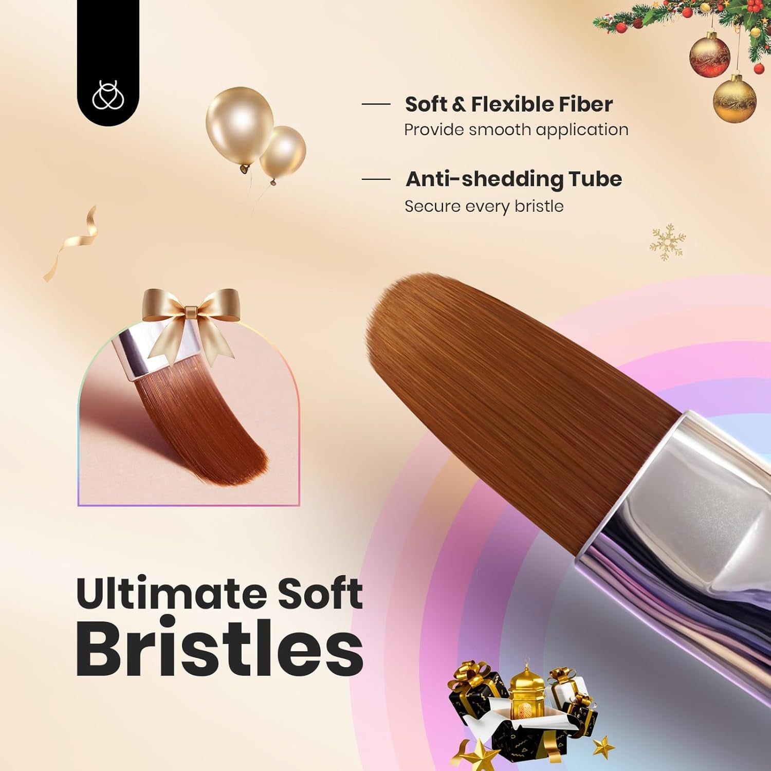 6-Piece Nail Art & Detail Brush Set