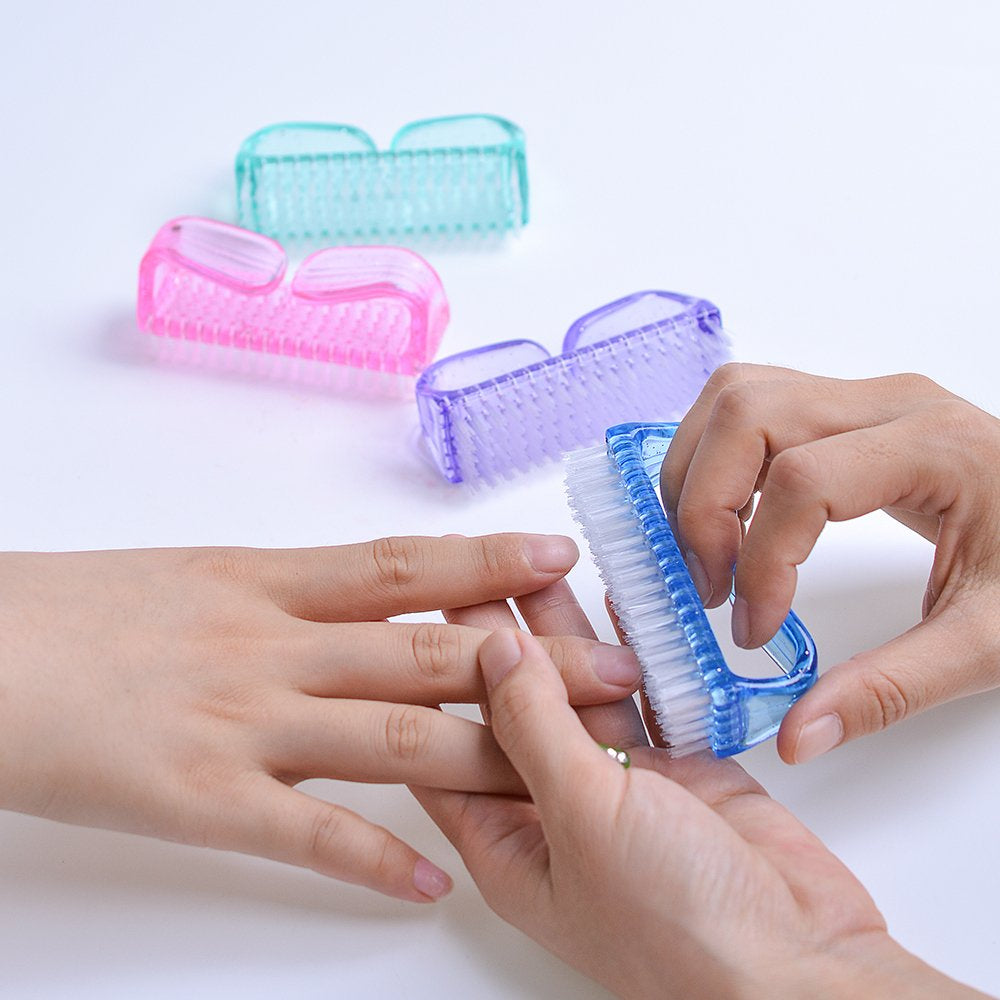 4-Pack Grip Nail Cleaning Brush