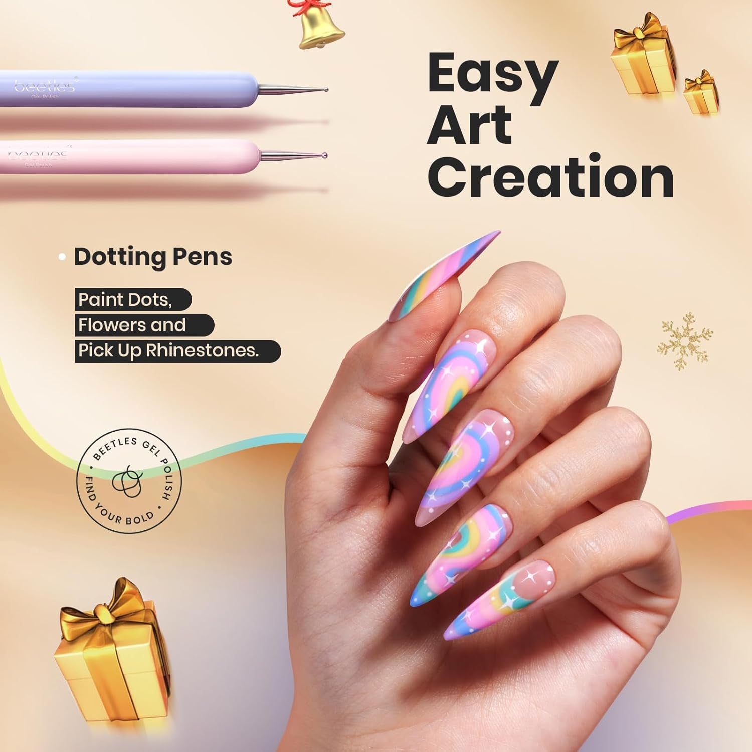 6-Piece Nail Art & Detail Brush Set