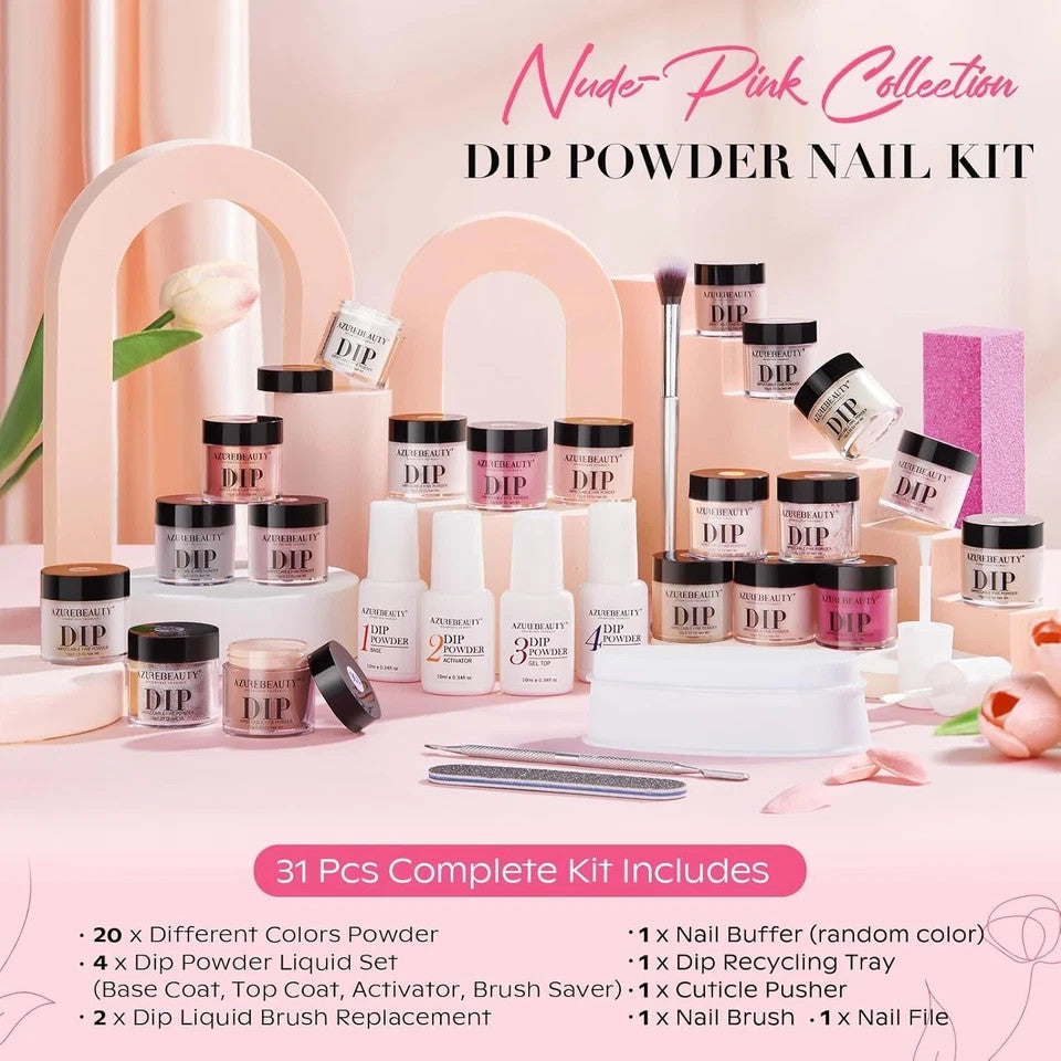 31-Piece Dip Powder Nail Starter Kit