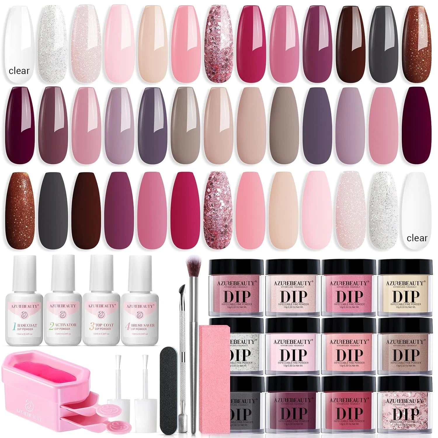 31-Piece Dip Powder Nail Starter Kit